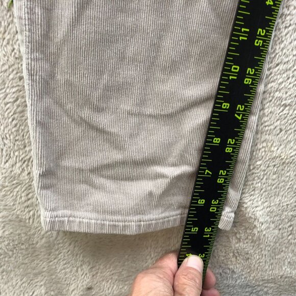 Adriano Goldschmied Womens Corduroy Pants Size 27R Stevie Slim Straight Gray - Picture 6 of 16